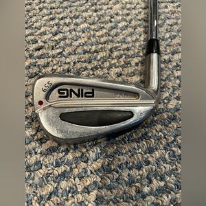 LH MENS ping S59 #6 iron Red Dot Cushin Steel Shaft Golf Pride Grip